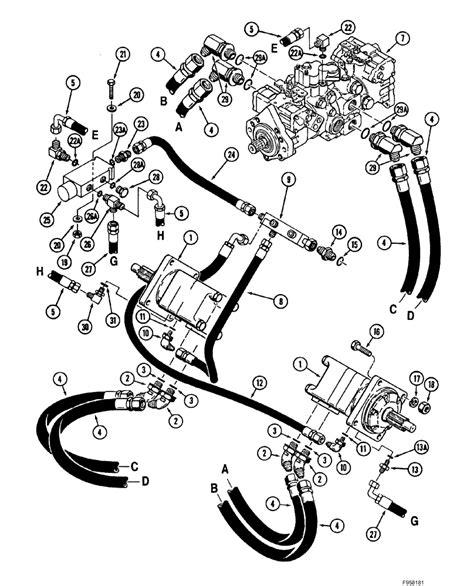 1840 case skid steer parts|case 1840 hydraulic line diagram.